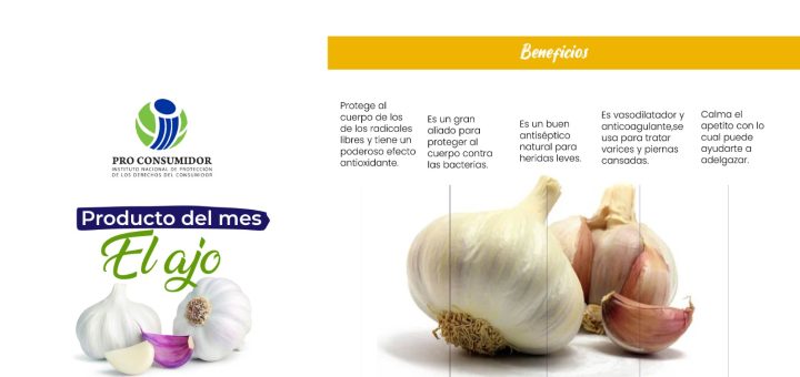 Producto del mes el ajo